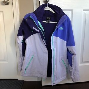 Northface winter or ski jacket with fleece liner
